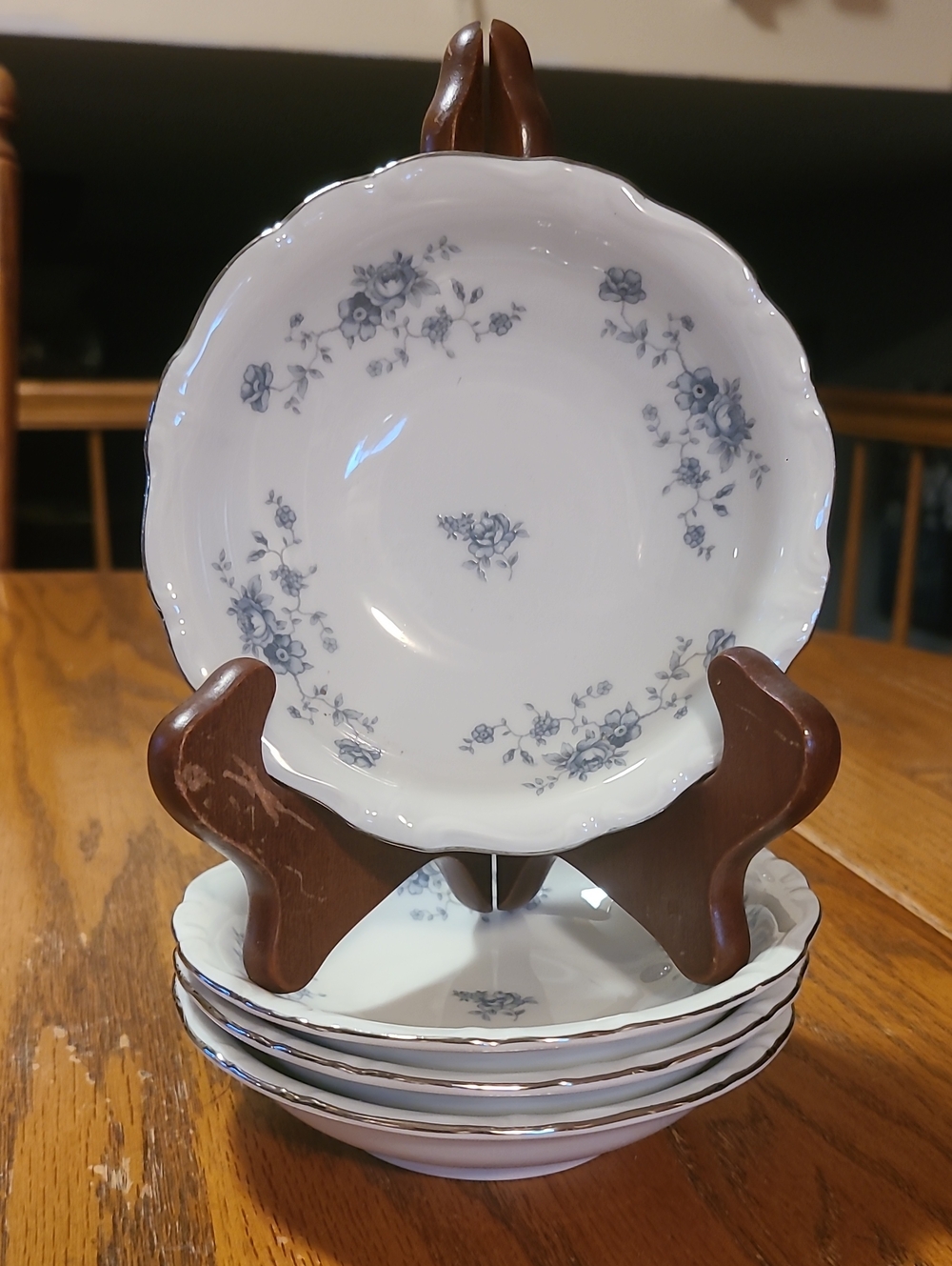 Haviland Floral Porcelain Dessert Bowls - Set Of 4